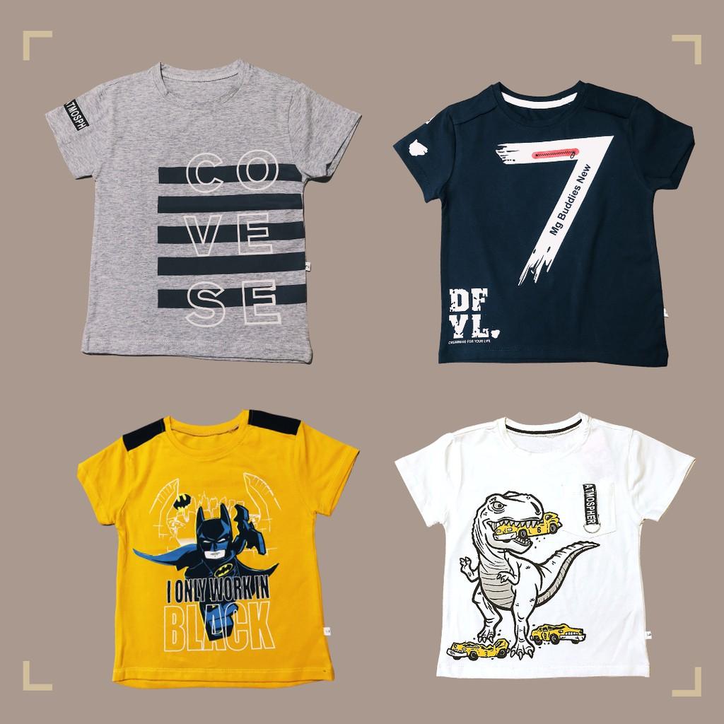 Áo thun bé trai cho bé 1-3 tuổi thoáng mát phong cách năng động Kidcat Shop