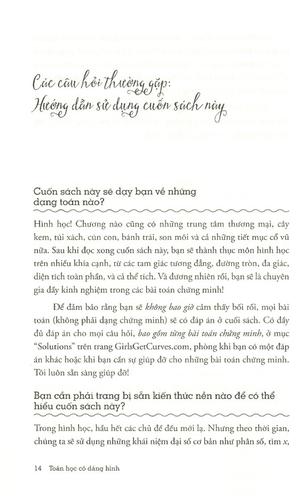 Teengirl Học Toán: Toán học có Dáng hình