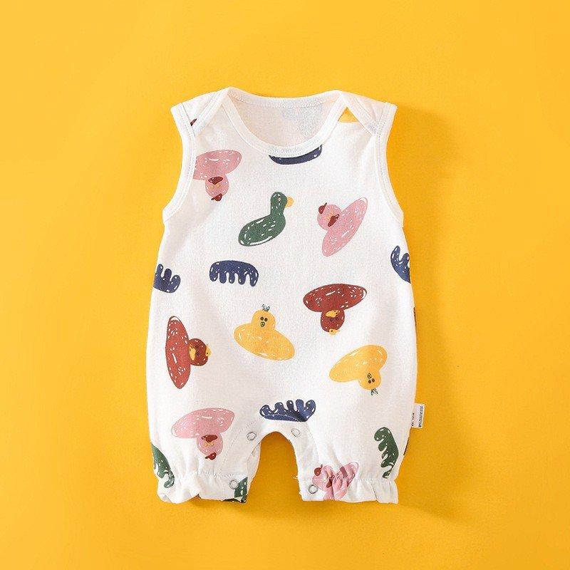 Body Buộc Dây cho bé chất Cotton Mềm Mịn quần áo sơ sinh Bé Trai Bé Gái mẫu Địa Cầu Hồng siêu dễ thương 0 đến 12 tháng