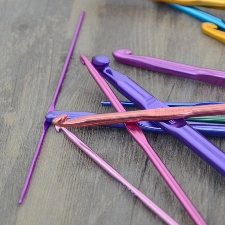 Kim móc len bằng kim loại để đan DIY handmade