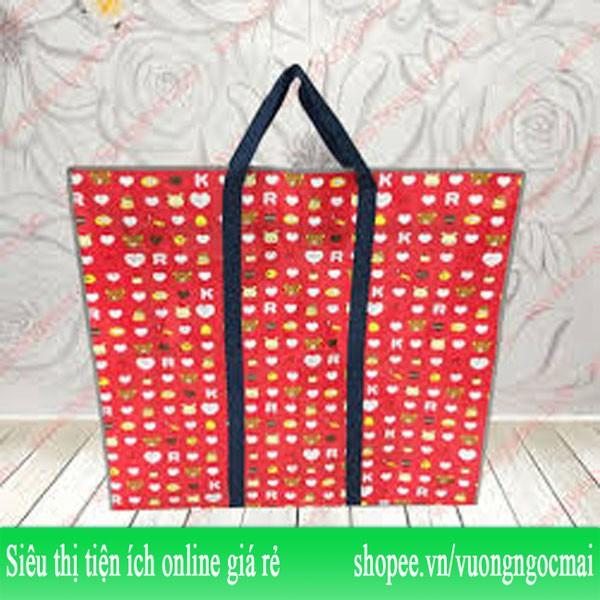 Túi bạt đựng chăn màn quần áo đồ dùng chống thấm size to 60x80x25