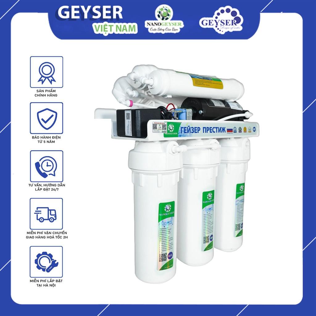 Máy lọc nước RO Geyser ECO 8 Cấp lọc, Tặng kèm Vòi 304 Không Chì & Bộ phụ kiện trị giá 399k