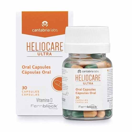 Heliocare Oral Ultra Viên uống chống nắng ngăn ngừa lão hóa và giảm đỏ da loại 30 viên