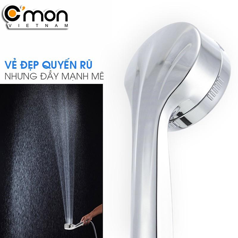 Bộ vòi sen tăng áp C'mon TS-08 + Củ sen lạnh C'mon CSL-01