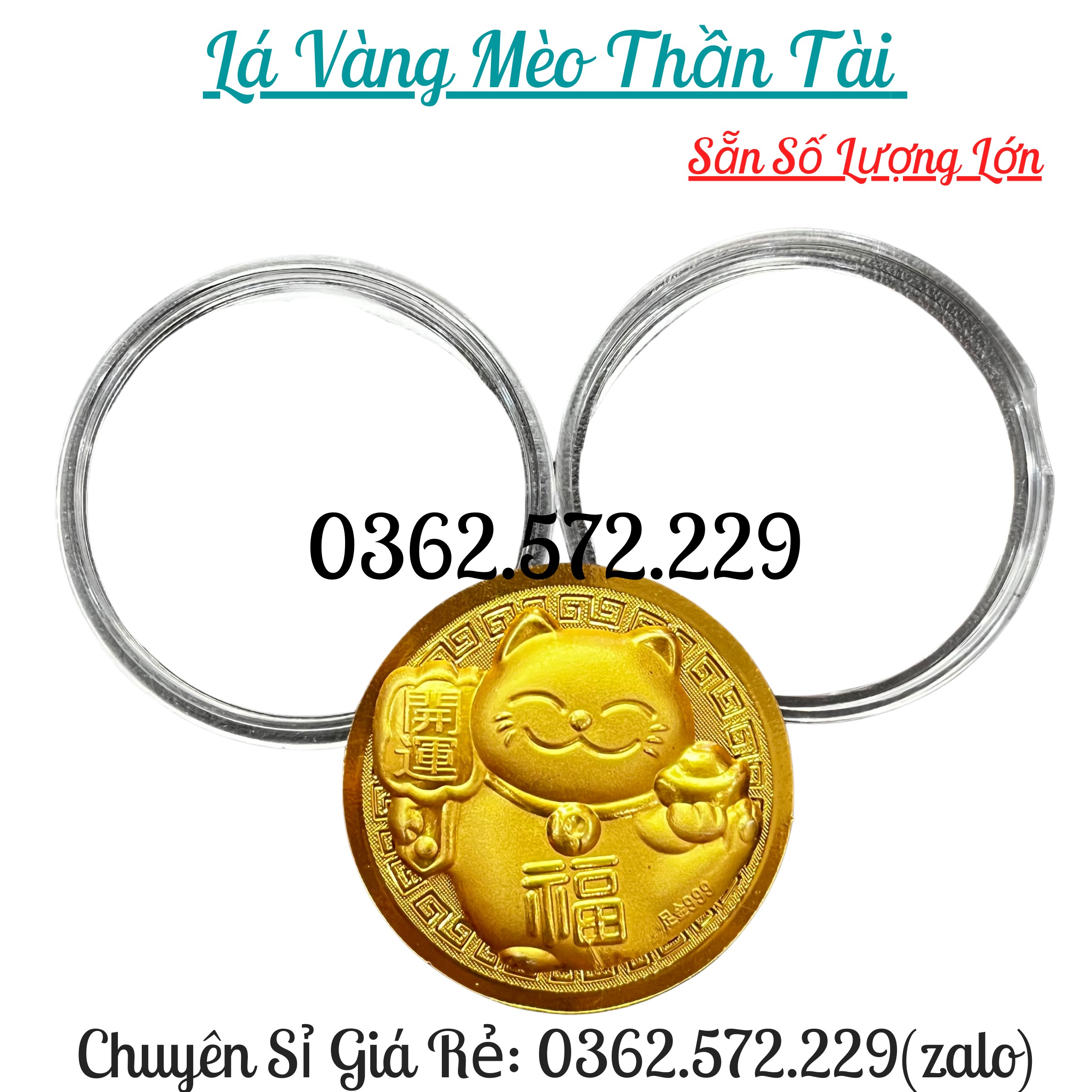 Combo Sỉ 10 Xu Lá Vàng Mèo Thần Tài Mạ Vàng Kèm Túi Gấm Phúc Lộc Phong Thủy May Mắn Làm Qùa Tặng Tết 2023