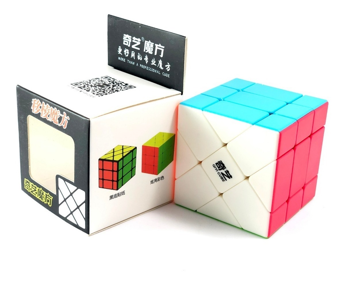 Rubik biến thể QiYi Fisher Cube stickerless hiệu QiYi