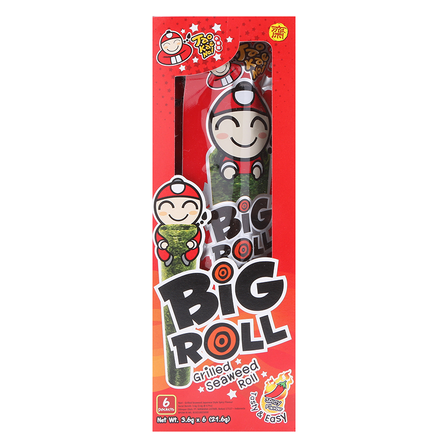 Combo 8 Hộp Rong Biển Đủ Vị Taokaenoi Big Roll (3.6g)