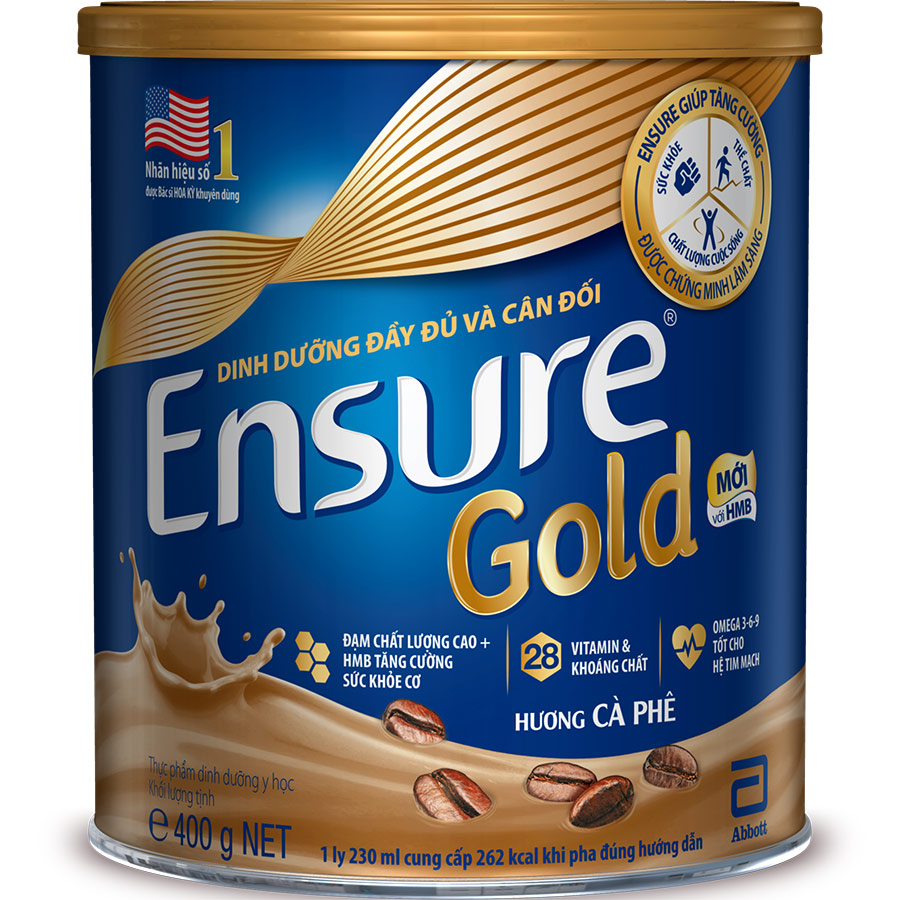 Sữa Bột Abbott Ensure Gold Coffee 400g