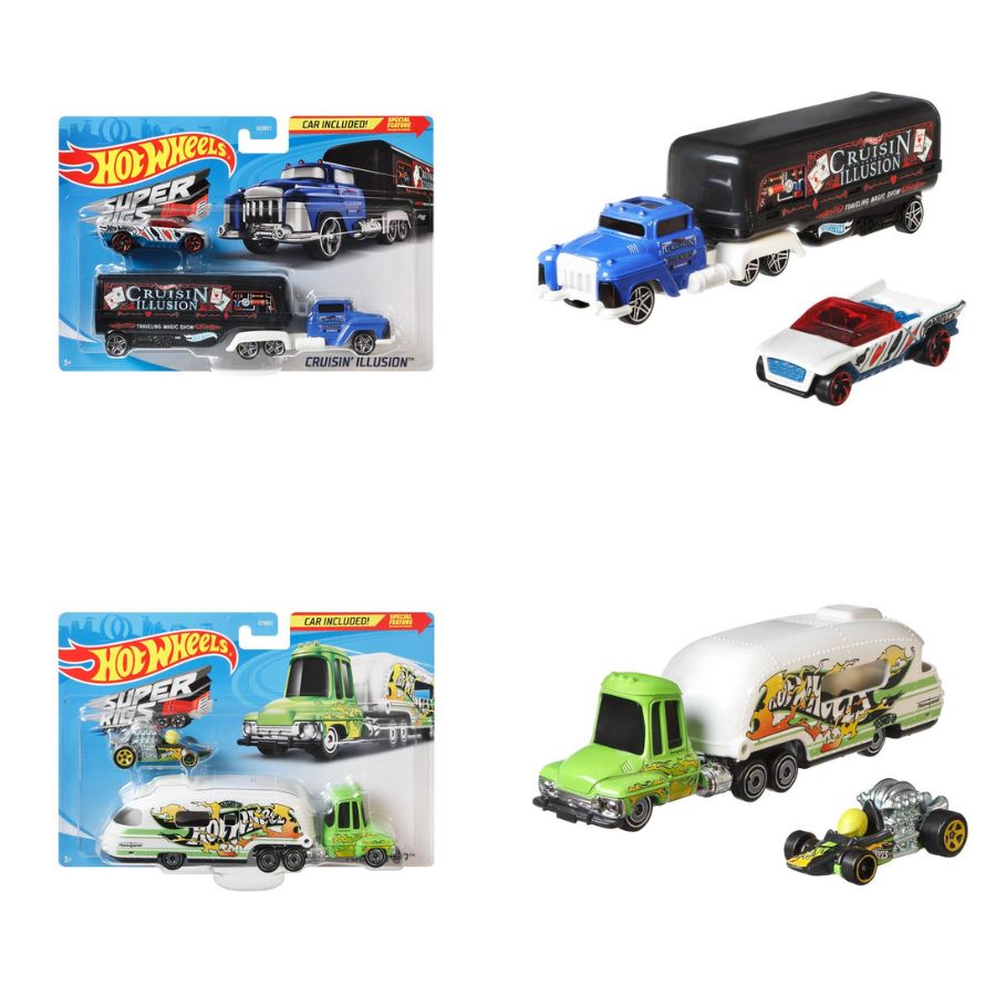 Đồ Chơi Mô Hình HOT WHEELS Siêu Xe Tải Trung Chuyển Hot Wheels BDW51 - Giao hàng ngẫu nhiên