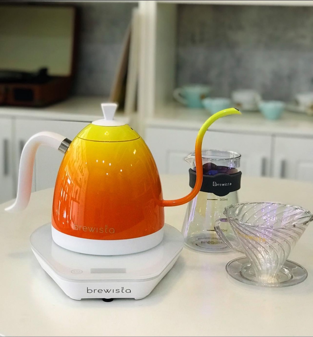 Ấm đun cảm ứng chuyên dụng rót cà phê Kettle 600ml - Candy cam