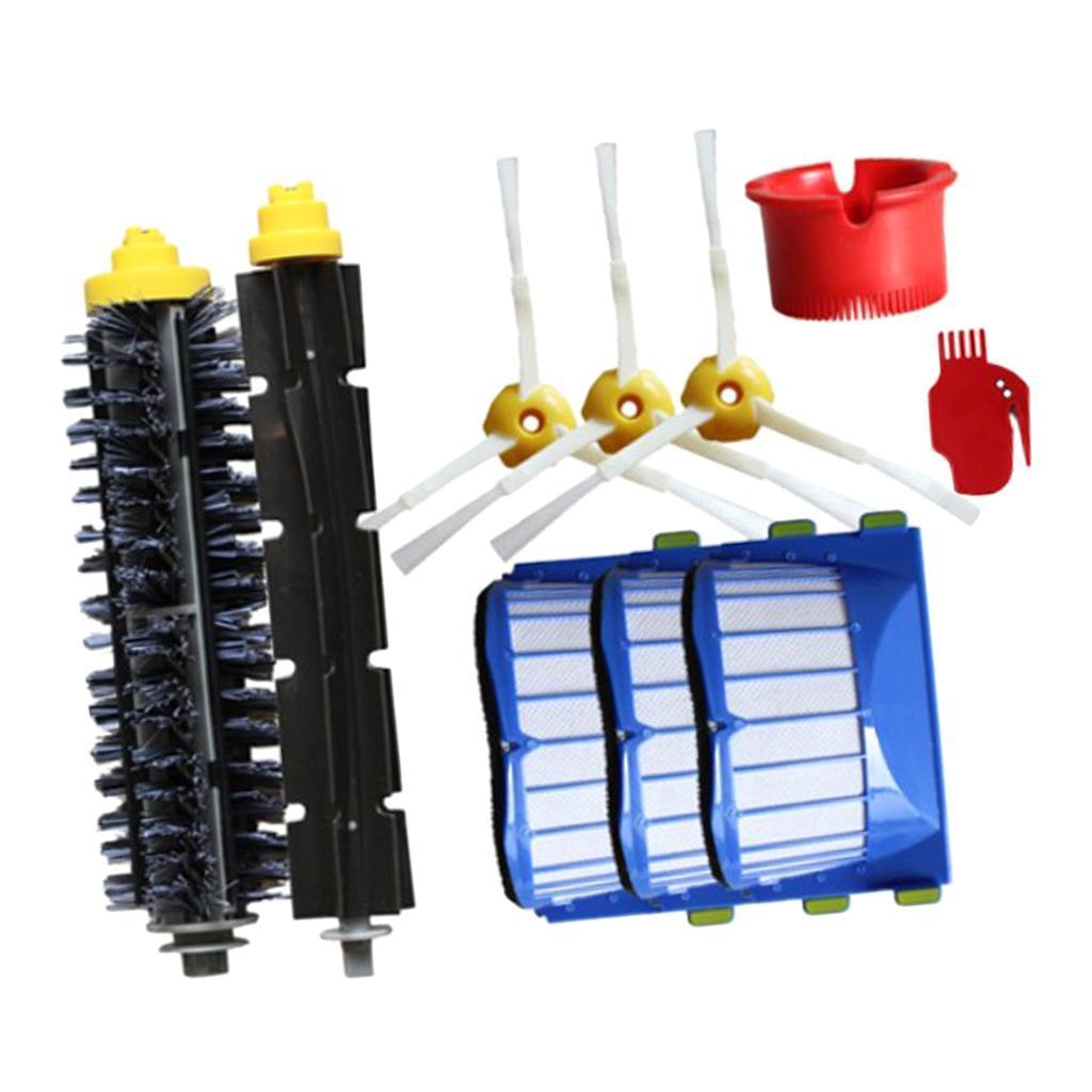 Accessory forSmart Robot 600 Series Vacuum Cleaner Vacuum Cleaner Replacement Part Include Filter, Side Brush, Roller Brush &amp; Flexible Beater Brush