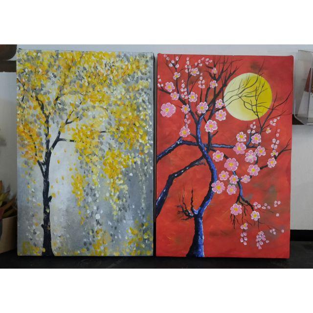 Khung tranh sơn dầu mini