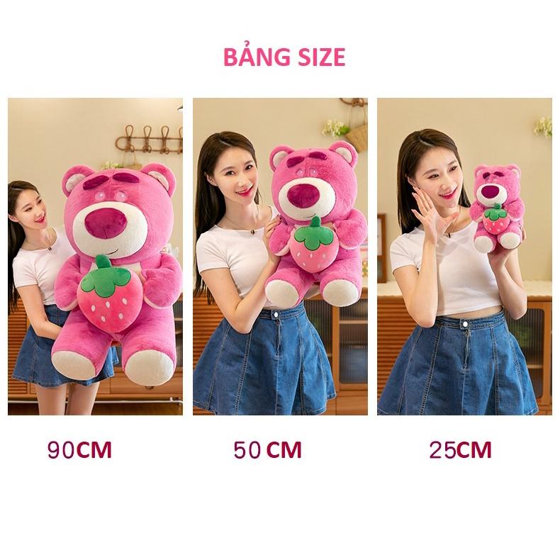 Gấu bông Lotso ôm dâu - mẫu mới - QCCC