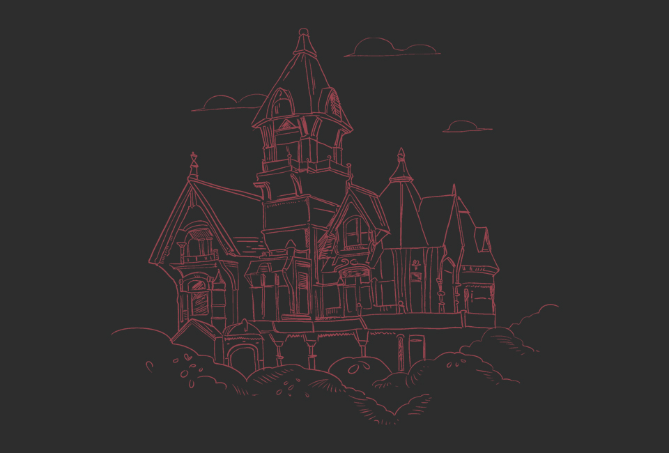 Tấm lót chuột AKKO Dracula Castle XXL_Mới, hàng chính hãng