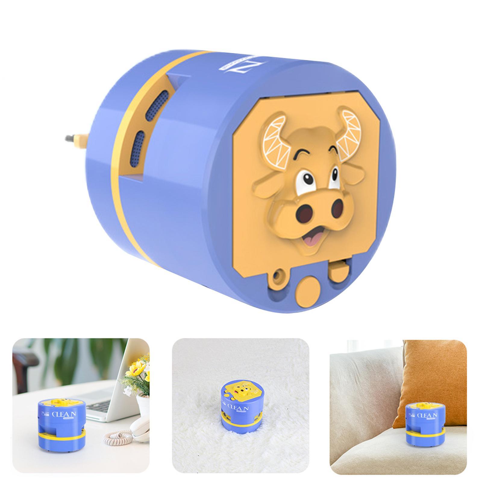 Mini Desktop Vacuum Cleaner with Vacuum Nozzle for Cleaning Dust Crumbs