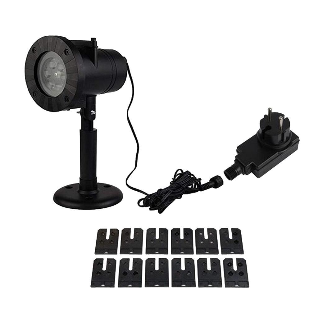 Christmas Party Waterproof Rotating Projection Led Night Light EU Standard