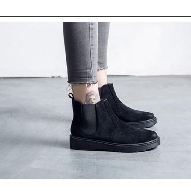 Giày chelsea boots da thời trang phong cách Hàn Quốc 20470