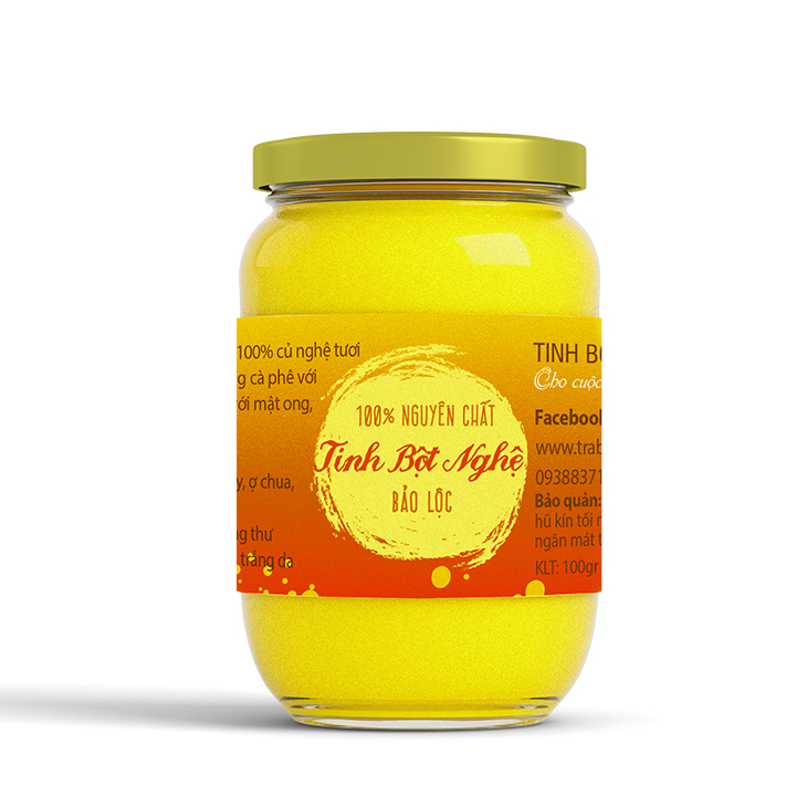 Tinh Bột Nghệ Nguyên Chất Bảo Lộc Vũ Gia (250g) 