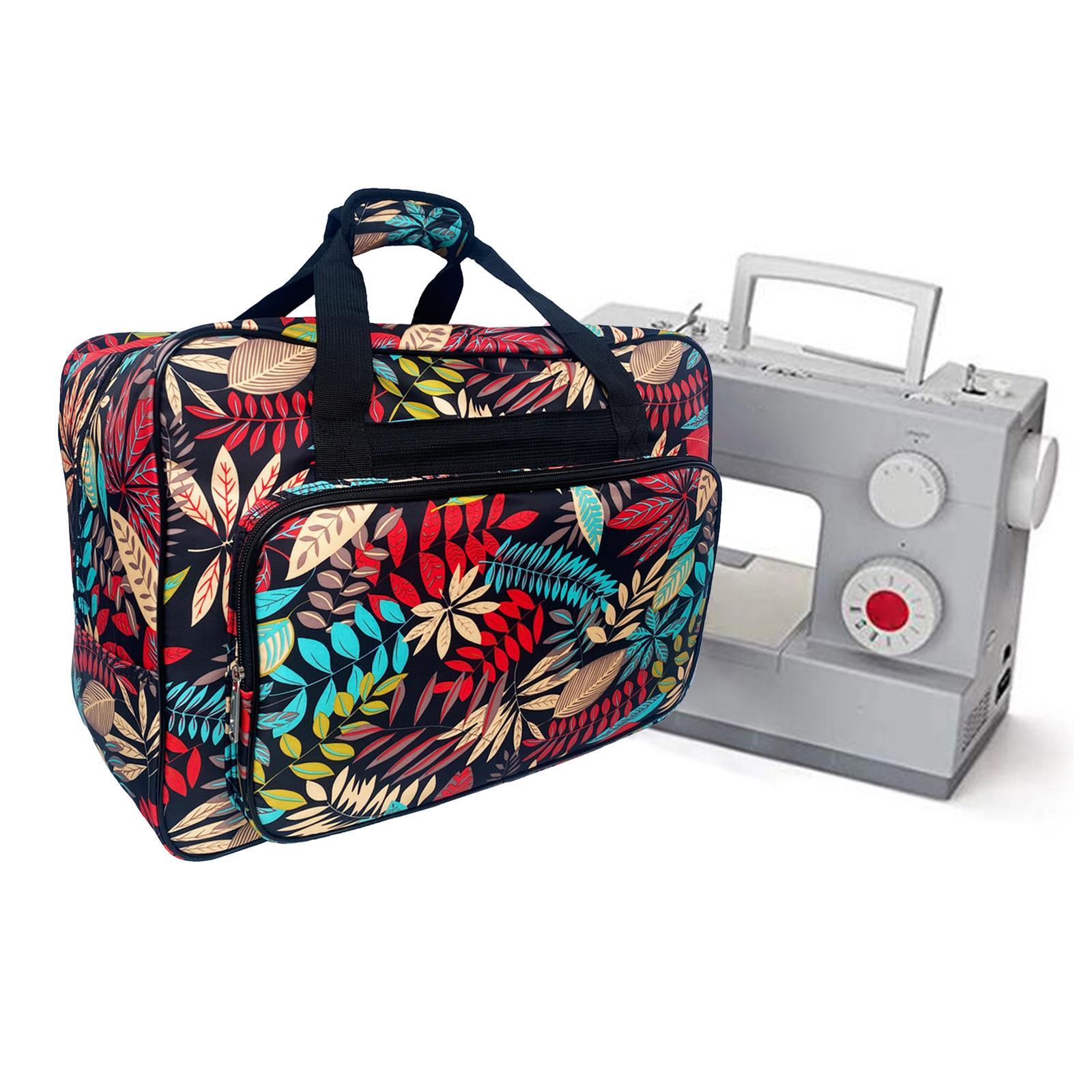 Large Capacity Sewing Machine Bag Travel Portable Storage Handbag Dark Blue