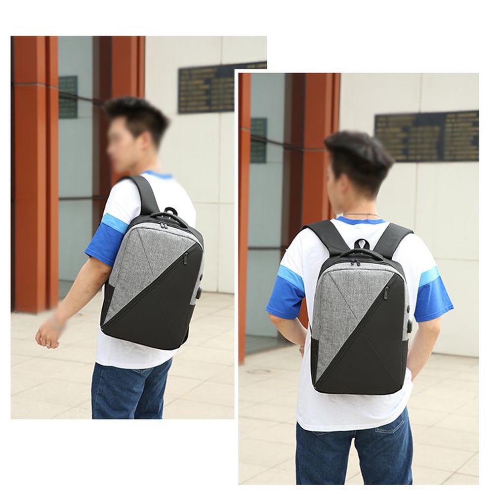 Outdoor Backpack Set Business Travel Bag Shoulder Bag School Bookbag Large Capacity with USB Charging Port