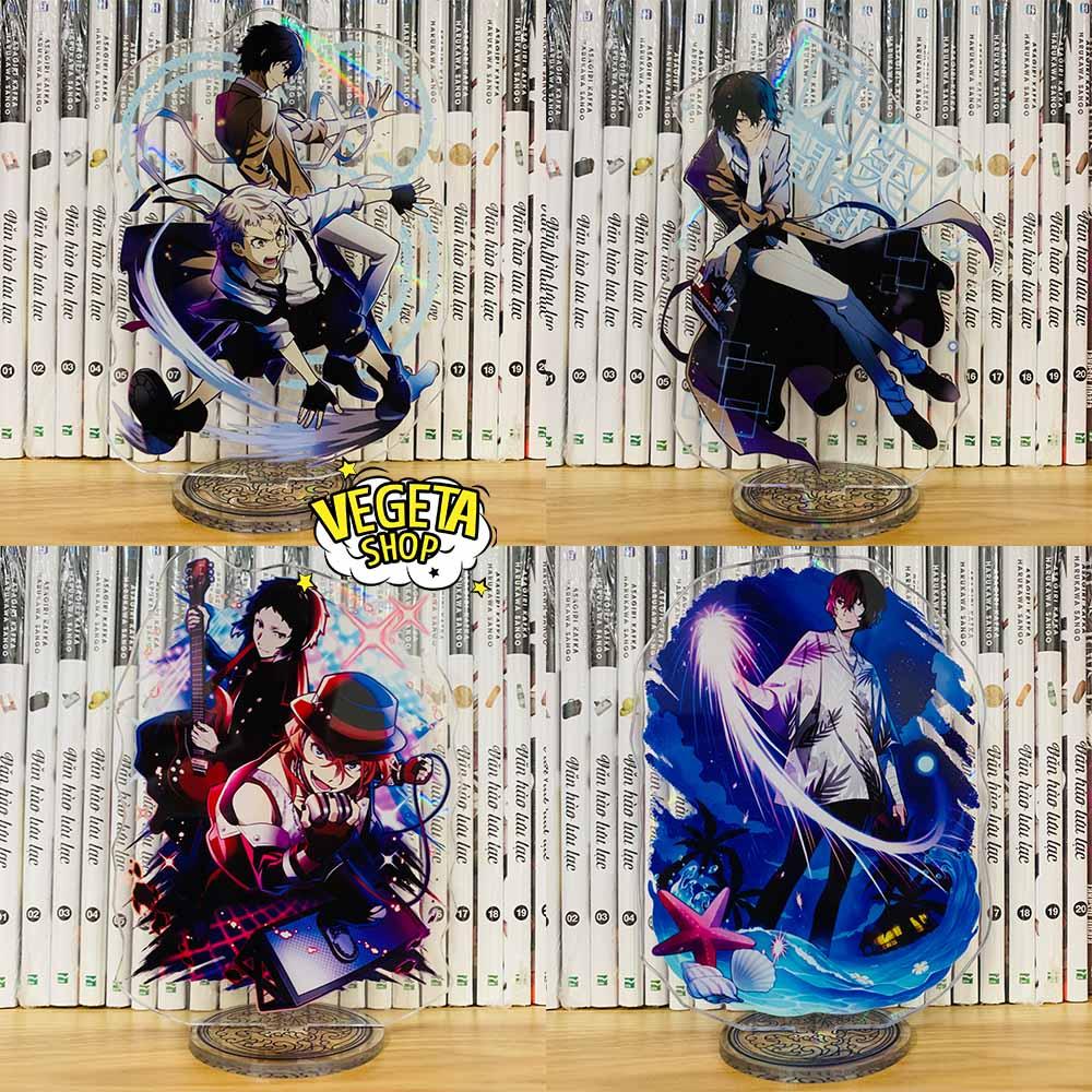 Mô Hình Tượng Standee Acrylic Mica 2 mặt - Văn hào lưu lạc - Bungo Stray Dogs - Dazai Osamu Chuya Nakahara Atsushi