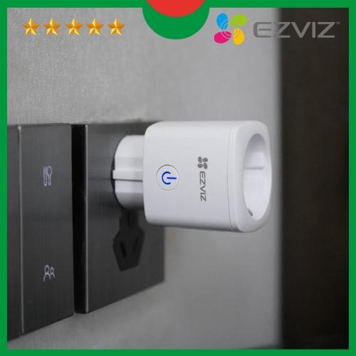 Ổ cắm Wifi thông minh điều khiển bật tắt mọi nơi qua App Ezviz T30-10A-EU Smart Plug, hẹn giờ bật tắt. Hàng Chính Hãng