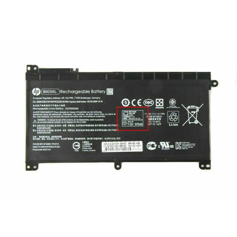 Pin battery dùng cho Laptop BI03XL ON03XL HP Pavilion X360 13-U M3-U M3-U001DX U103DX HP Stream 14-ax000