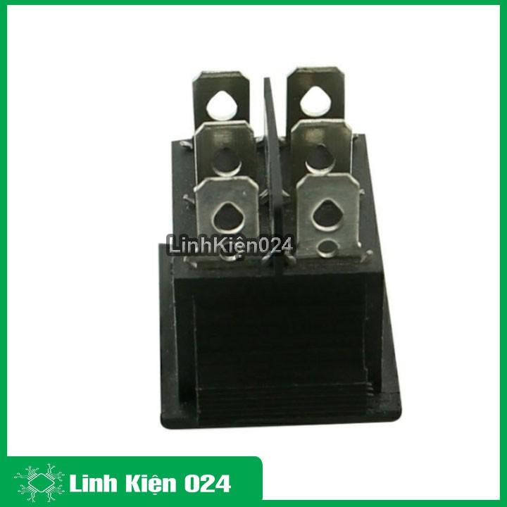 Công tắc bập bênh - KCD4 16A/250V 6Pin 31x25mm