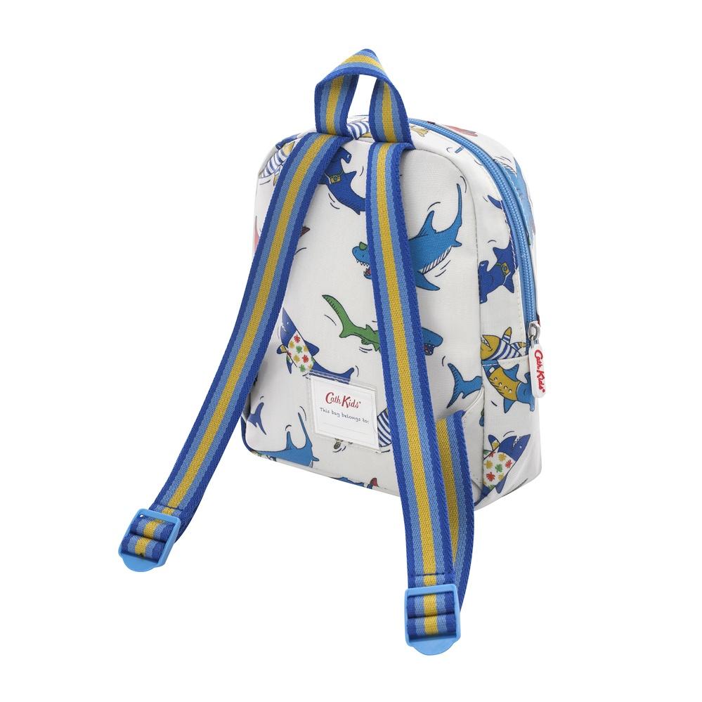 Cath Kidston - Balo trẻ em Kids Mini Backpack Summer Sharks - 1001648 - IVORY