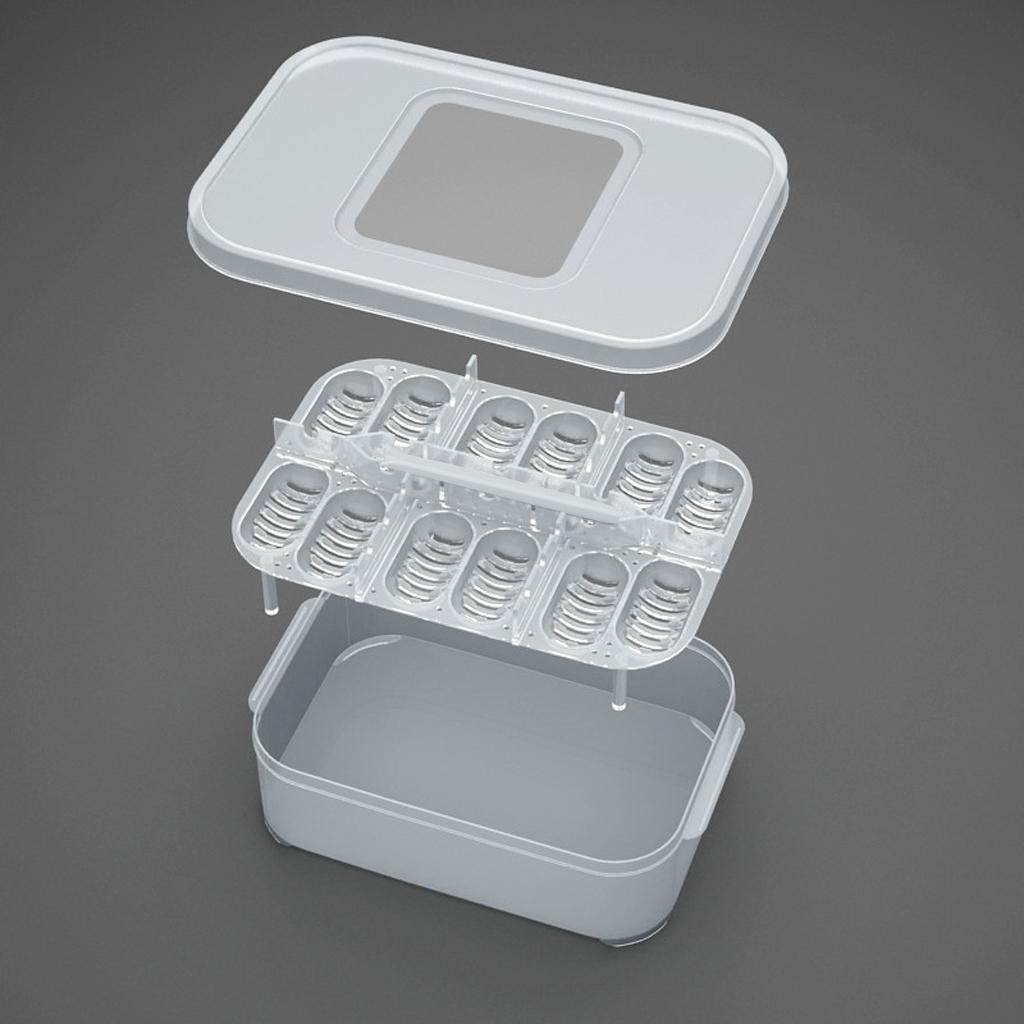 2Pcs Reptile Brooder Breeding Box Case Incubator for Lizard Snake Reptiles