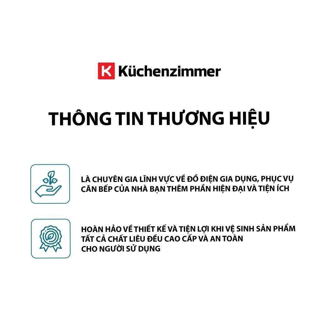 Ấm đun nước thủy tinh hàng chính hãng Kuchenzimmer 1.7 lít cao cấp tiện lợi 3000273