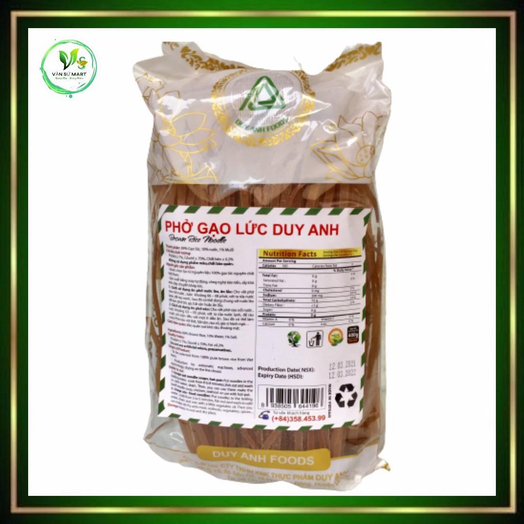 Phở gạo lứt Duy Anh Foods/400G/Hàng Việt Nam Xuất Khẩu/Hàng Việt Nam chất lượng cao/Thực dưỡng ăn kiêng/Giảm cân