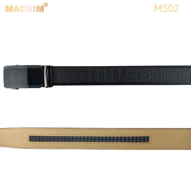 Thắt lưng nam -Dây nịt nam da thật cao cấp nhãn hiệu Macsim MS02