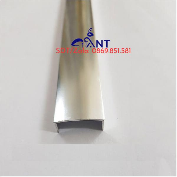 Nẹp nhôm U20, Nẹp u nhôm, nẹp chữ u, nẹp chống trơn nhôm, nẹp trang trí, nẹp trần,nẹp vách, thanh dài 2m5