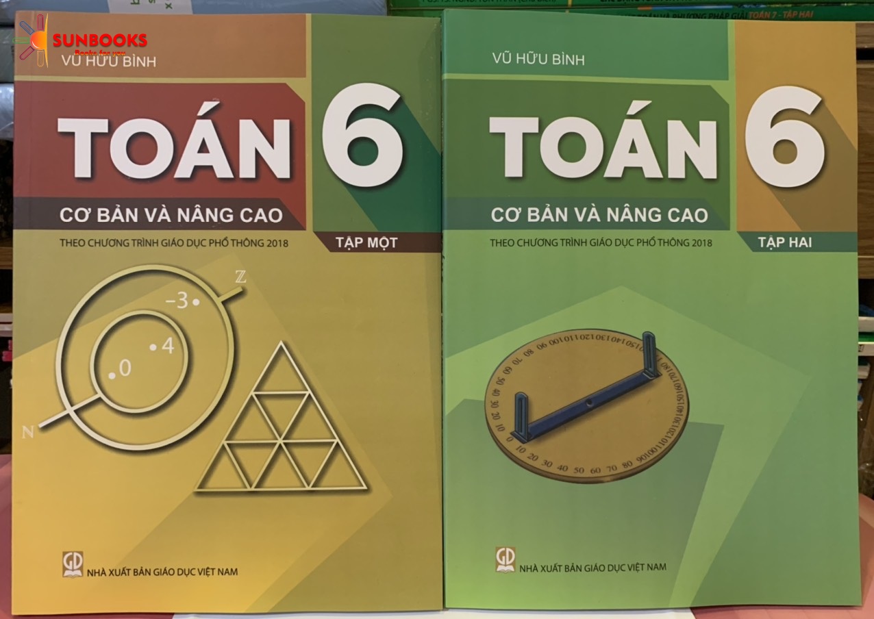 Sách - Toán 6 cơ bản và nâng cao ( tập 1 + tập 2)