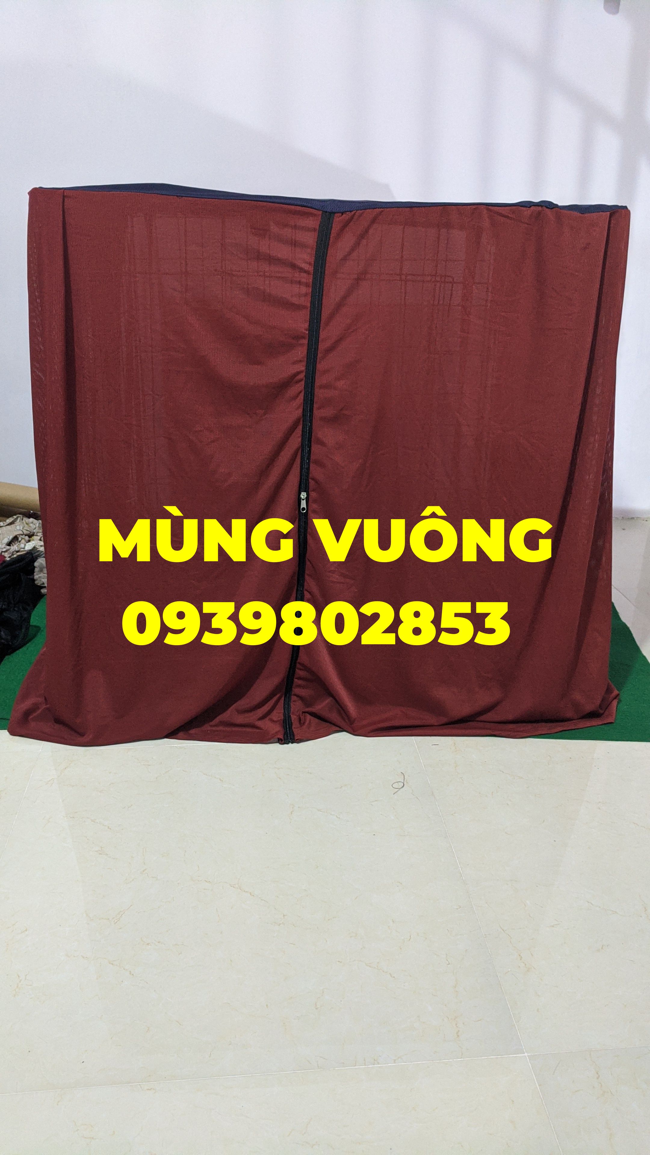 Mùng gà vuông các kích thước có dây kéo