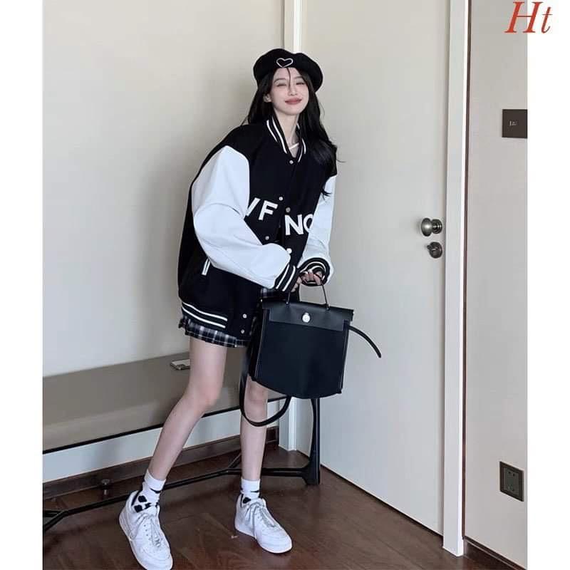 Áo bomber phối tay CIV H2A788