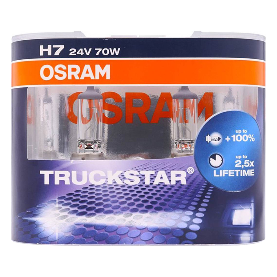 Bộ 2 Bóng Đèn Osram H7 Truckstar Pro - Trắng