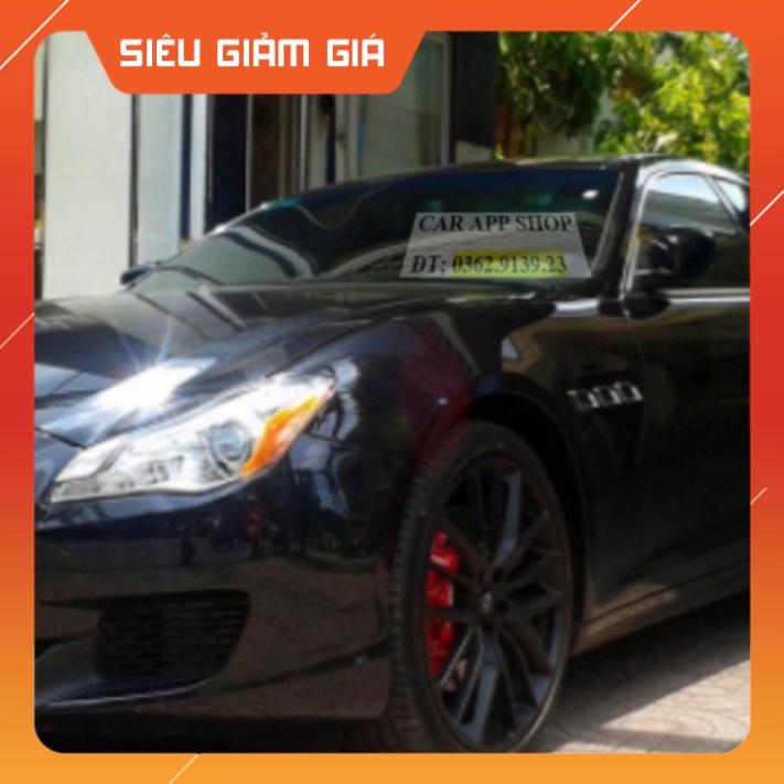 SIÊU GIẢM GIÁ Ốp Mang Cá Thể Thao Kiểu Xe Sang Maserati  Hàng Loại 1 Lăp Chung Cho Mọi xe Chất Liệu Hợp Kim Không Gỉ HÀN