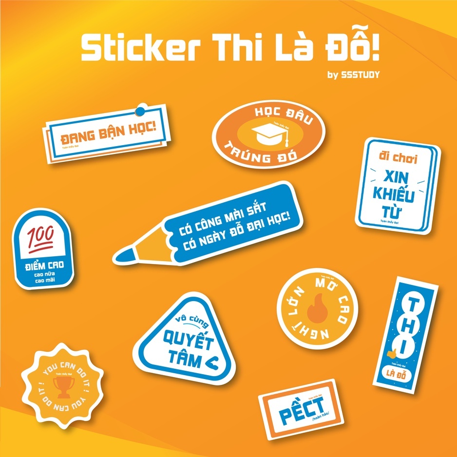 Sticker Quyết tâm đỗ đại học