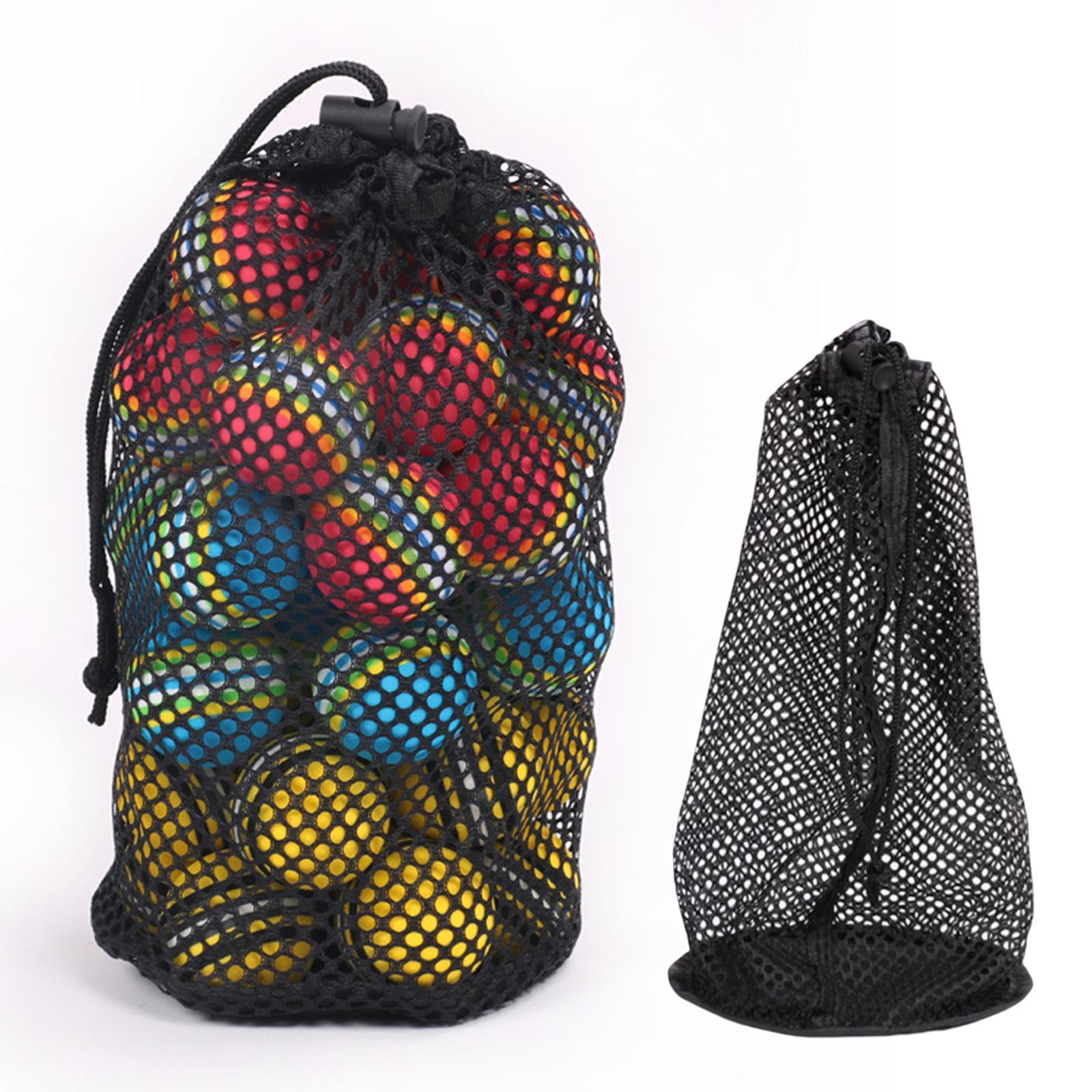 Golf Ball Bag, Nylon Golf Ball Mesh Bag, Storage Pouch Organizer, Carrying Holder