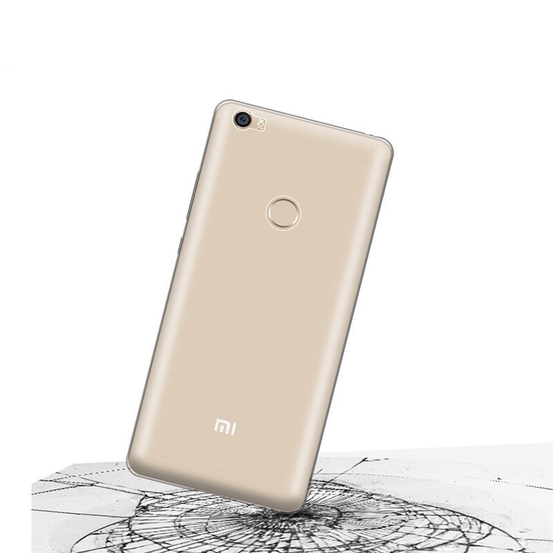 Ốp lưng dẻo cho Xiaomi Mi Max 2 hiệu Ultra Thin mỏng 0.6mm chống trầy - Hàng chính hãng