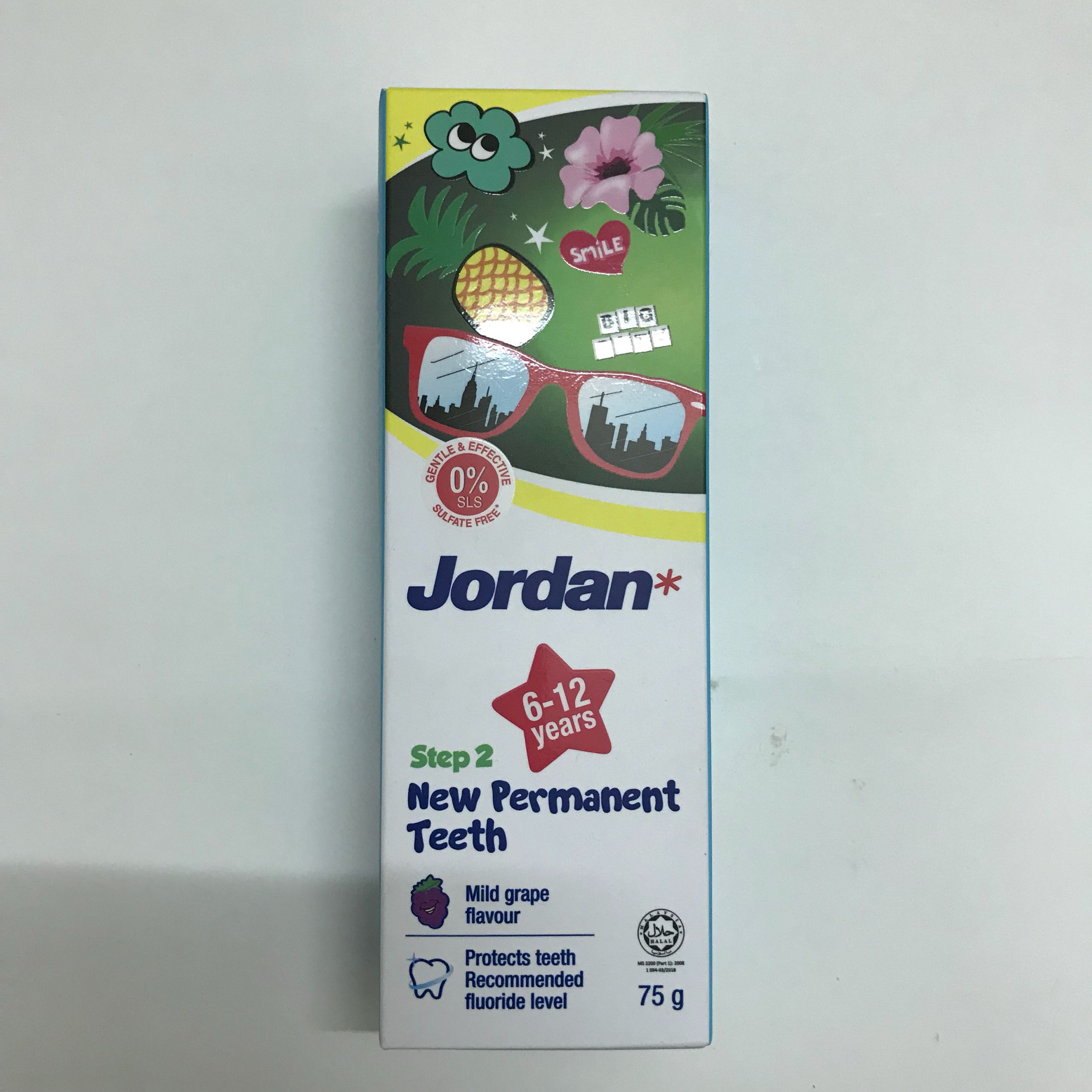 Kem Đánh Răng Jordan 75g Step 2 (6-12 tuổi)