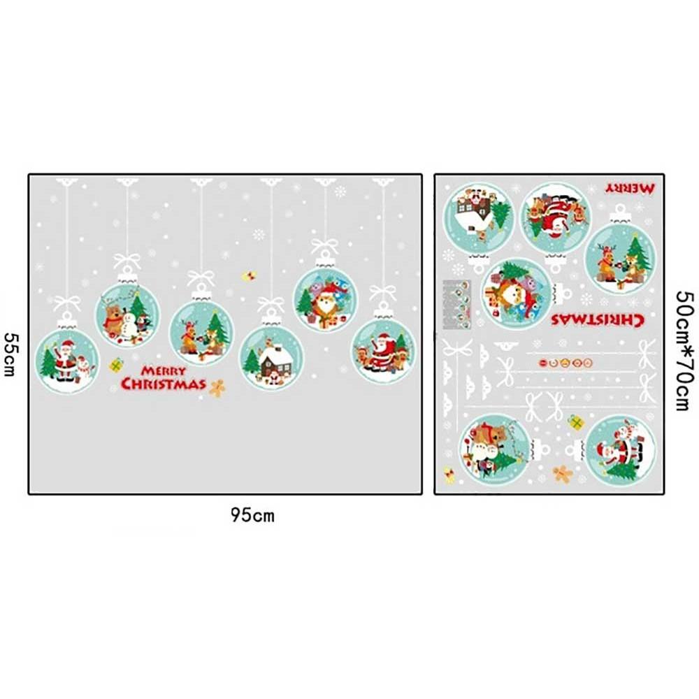 DECAL TRANG TRÍ NOEL 2 MẶT 2021 SỐ 16
