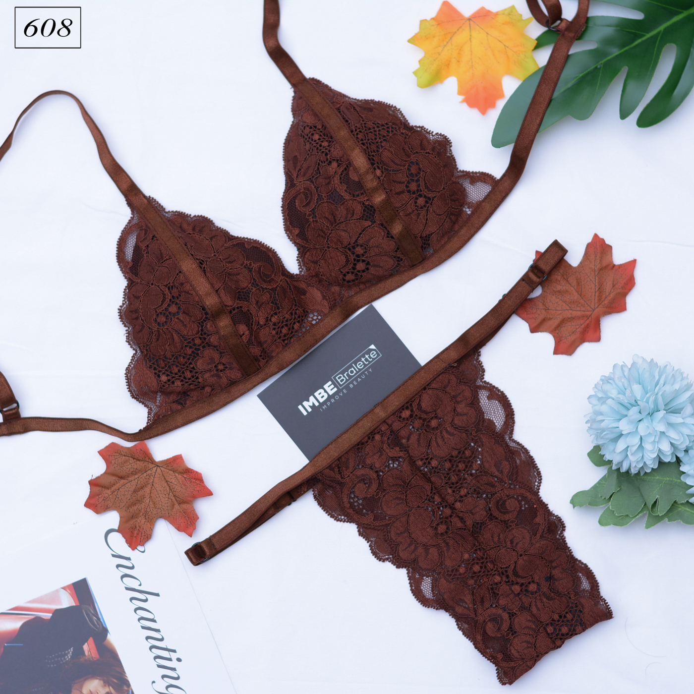 Bộ đồ lót nữ Sexy Bralette ren cao cấp R608