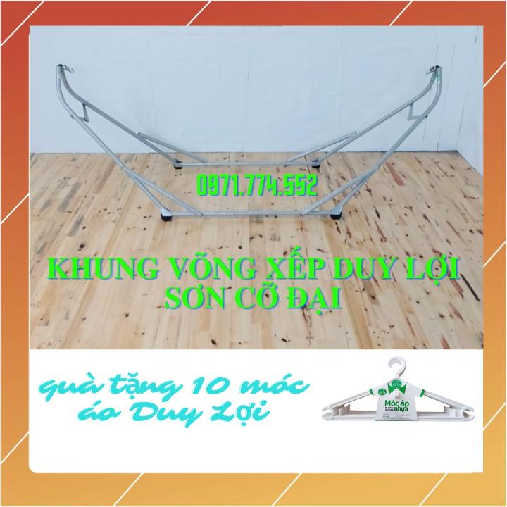 KHUNG VÕNG XẾP DUY LỢI SƠN CỠ ĐẠI - QUÀ TẶNG 10 MÓC ÁO DUY LỢI