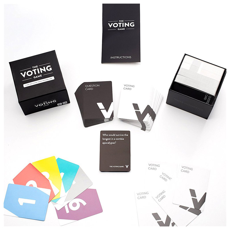 BOARD GAME THẺ BÀI NGÔN NGỮ TIẾNG ANH VUI NHỘN THE VOTING GAME