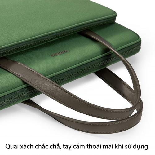 TÚI XÁCH TOMTOC (USA) BRIEFCASE PREMIUM DANHF CHO MACB 13”/14”, ULT.RABO.OK 13″ bảo vệ máy tính xách tay - HÀNG CHÍNH HÃNG