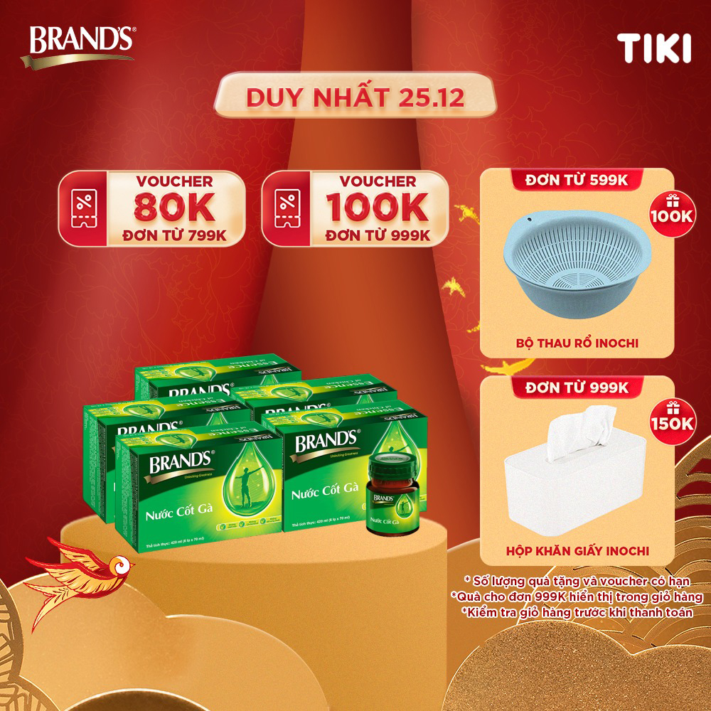 Combo 5 Nước cốt gà BRAND'S Vị Truyền Thống
