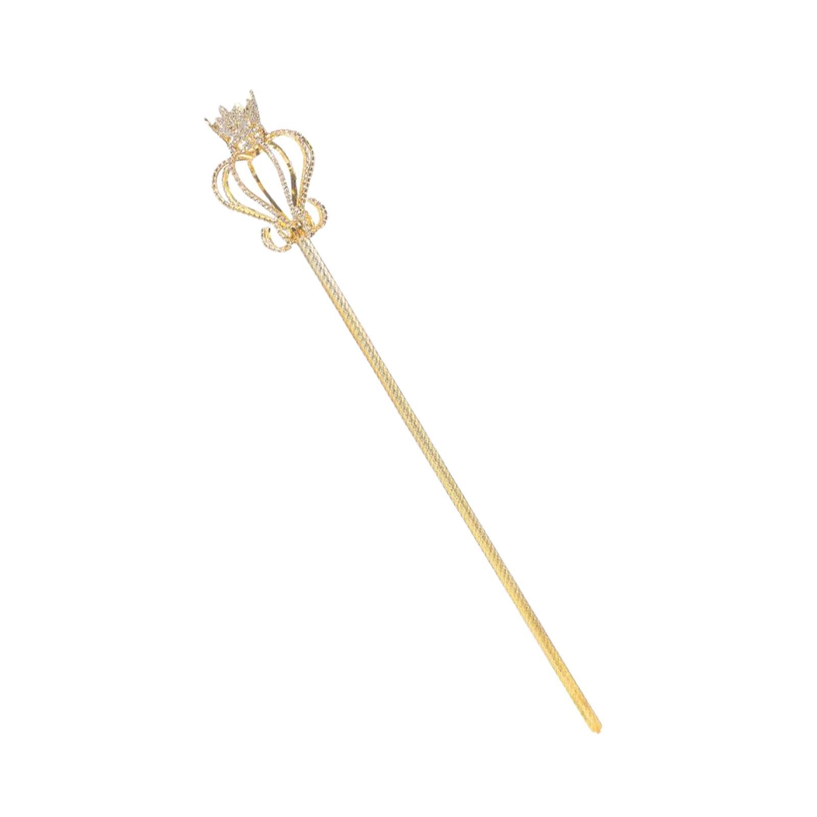 Rhinestone Scepter Fairy Princess Role Play Props Party Wedding Dress up Costume Accessories